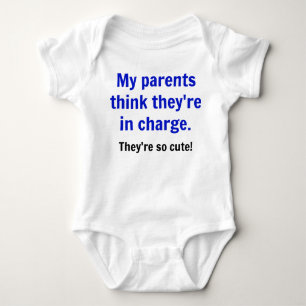 My Parents Think They're in Charge - Blue Baby Bodysuit