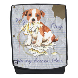 My Parson Russell Terrier Ate My Lesson Plan Backpack