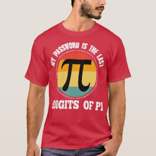 My password is the last 8 digits of PI  T-Shirt