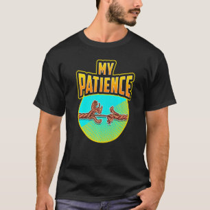 My Patience Impatient Stress Meme Joke Tearing Ro T-Shirt