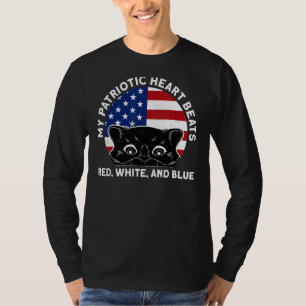 My Patriotic Heart Beats 4th Of July T-Shirt