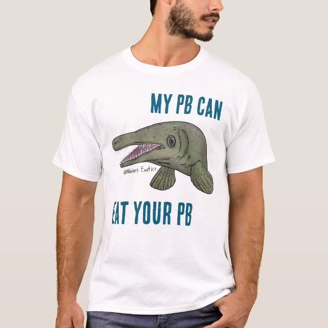 “MY PB CAN EAT YOUR PB” Alligator gar shirt (Front)