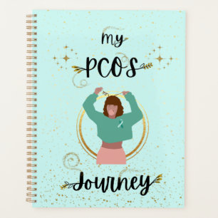 My PCOS Journey Polycystic Ovary Syndrome Teal Planner
