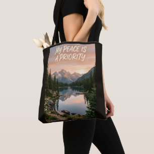 My Peace is a Priority Tote Bag