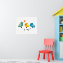 My Peeps | Cute Bird | Hand Drawn