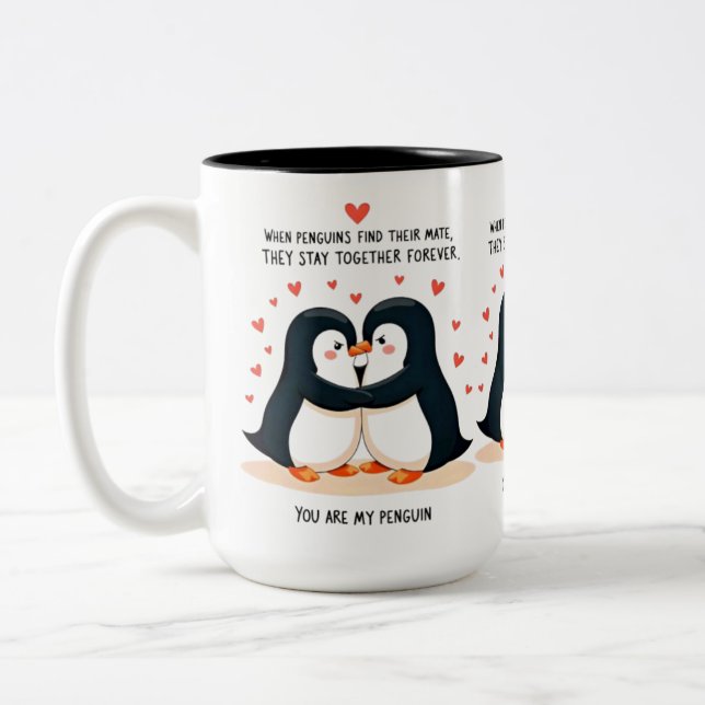 My Penguin cup – A Love That Lasts Forever  (Left)
