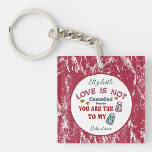 My Pepper To Your Salt Love Key Ring