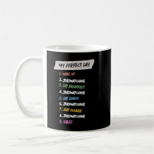 My Perfect Day Bird Watching Hobby Bird Lover Past Coffee Mug