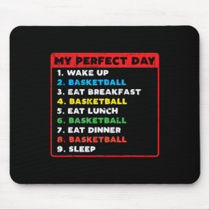 My Perfect Day Bysketbyll Fun Coach Player Women M Mouse Pad