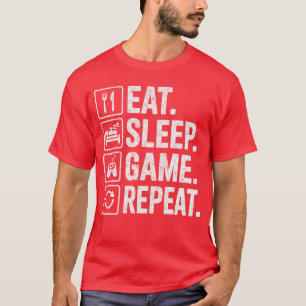 My Perfect Day Eat Sleep Game Repeat Video Gamer G T-Shirt