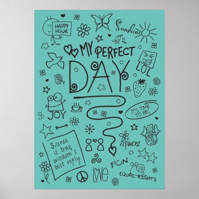 My Perfect Day - Positive Thinking 2 Poster (Front)