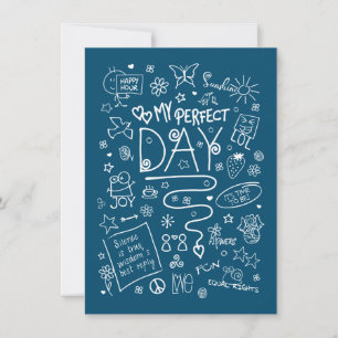 My Perfect Day - Positive Thinking 2a Card