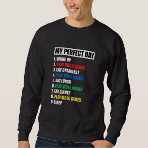 My Perfect Day Video Games Cool Gamer Tee