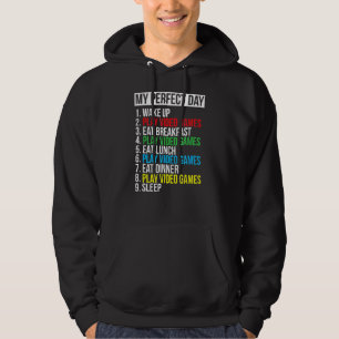 My Perfect Day Video Games T Shirt Funny Cool Game