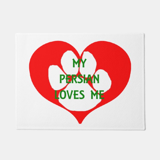 my persian loves me doormat (Front)