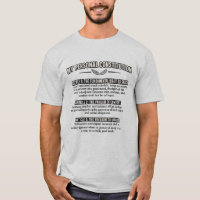 My Personal Constitution Funny Snack Comfort Freed