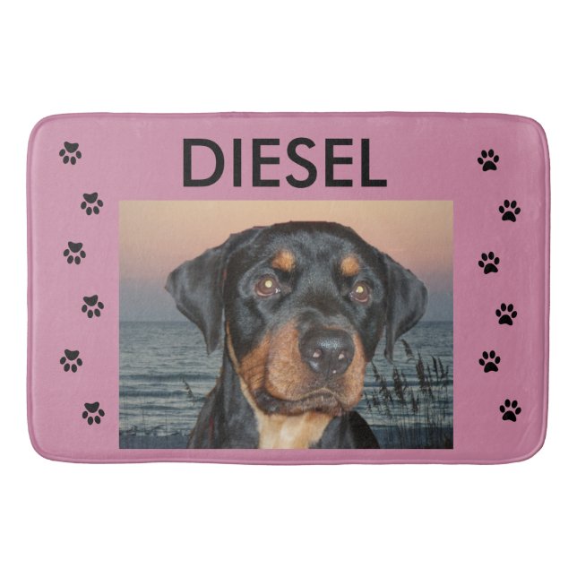 My Pet and Paws Bath Mat (Front)