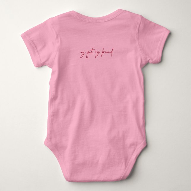 My Pet Baby Bodysuit (Back)