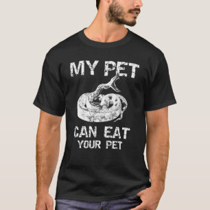 My Pet Can Eat Your Pet Snakes Horror Halloween S T-Shirt