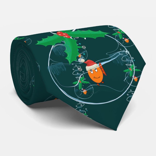 My Pet Fish - Customised Tie (Rolled)