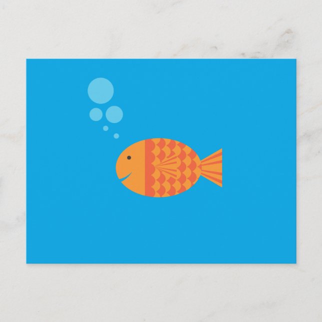 My Pet Goldfish Postcard (Front)