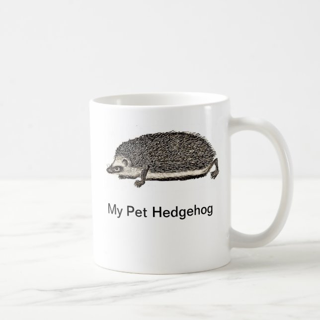 My Pet Hedgehog Coffee Mug (Right)