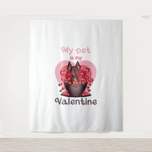 My pet is my Valentine, no 25 Classic T-Shirt Tapestry