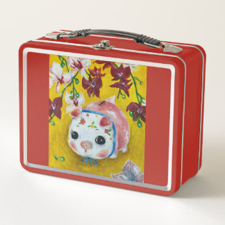My Piggy Bank-pigpig reggaepainting-Metal Lunchbox