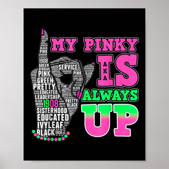 My Pinky Is Always Up Aka Black History Month 1  Poster (Front)