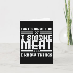My Pion Smoking Meat To Perfection Card