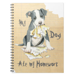 My Pit Bull Ate My Homework Notebook