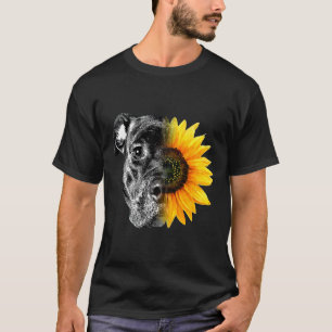 My Pitbull Is A Sunflower Shes A Sunshine Hippie S T-Shirt
