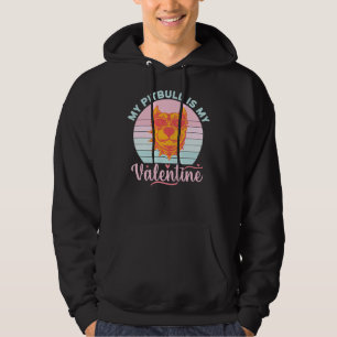 My Pitbull Is My Valentine Dog Lover Siberian Husk Hoodie