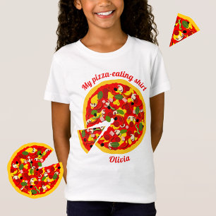 My Pizza Eating Shirt Personalised
