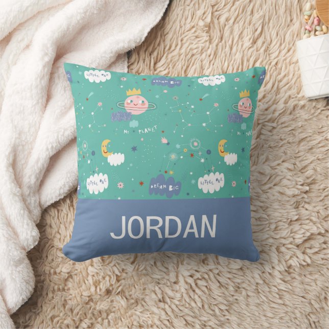 My Planet Dream Big Little One Pattern Cushion (Blanket)