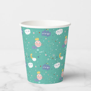 My Planet Dream Big Little One Pattern Paper Cups