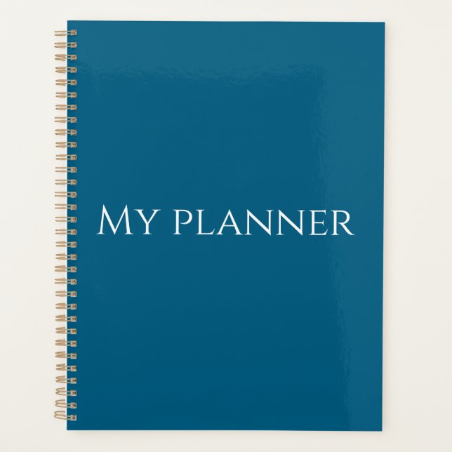 My planner  (Front)