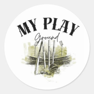 My Play Ground  Classic Round Sticker