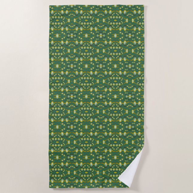 My Polarized Glasses are Ready Pattern Beach Towel (Front)