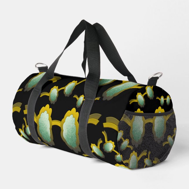 My Polarized Glasses are Ready Pattern Duffle Bag (Right Corner)