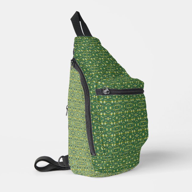 My Polarized Glasses are Ready Pattern Sling Bag (Left Corner)