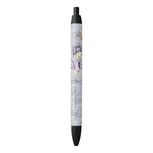 My Poodle Ate My Lesson Plan Black Ink Pen (Front Vertical)
