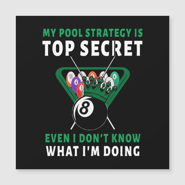 My Pool Strategy Is Even (Front)