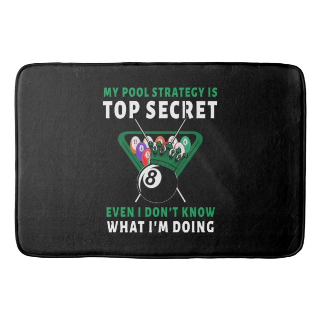 My Pool Strategy Is Even Bath Mat (Front)