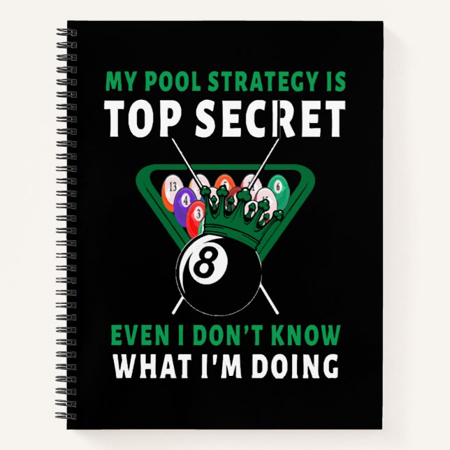 My Pool Strategy Is Even Notebook (Front)