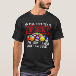 My Pool Strategy Is Top Secret Billiard Player