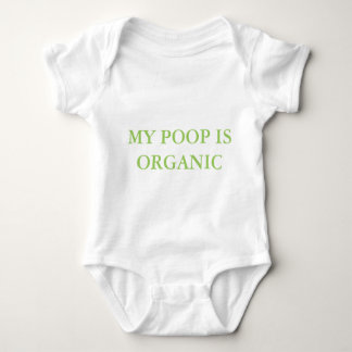 "MY POOP IS ORGANIC" BABY SUIT BABY BODYSUIT