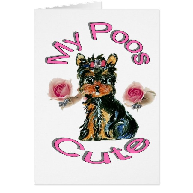 My Poos Cute (Front)