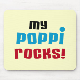 My Poppi Rocks T-shirts and Gifts Mouse Pad