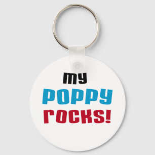 My Poppy Rocks T-shirts and Gifts Key Ring